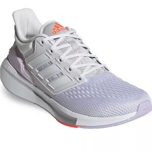 EUC Adidas EQ21 Dash gray and purple size 11